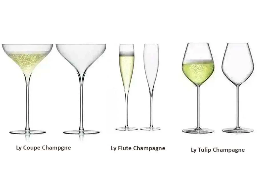 Các loại ly phù hợp để thưởng thức rượu Champagne từ OldWorldWine