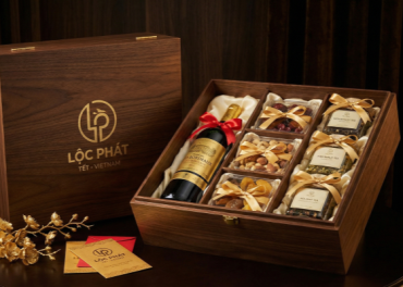 Hộp Quà Tết Rượu Vang Doanh Nghiệp Xuất VAT tại TP.HCM
