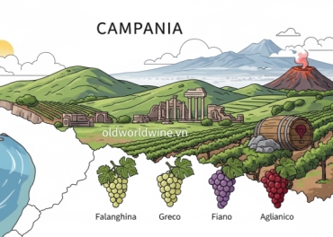 Rượu Vang Campania: Khám Phá Di Sản La Mã & Sức Sống Của Falanghina, Aglianico Từ Chuyên Gia WSET Lily Trần