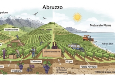 Rượu Vang Abruzzo: Khám Phá Nét Hoang Sơ & Sức Mạnh Của Montepulciano Từ Chuyên Gia WSET Lily Trần
