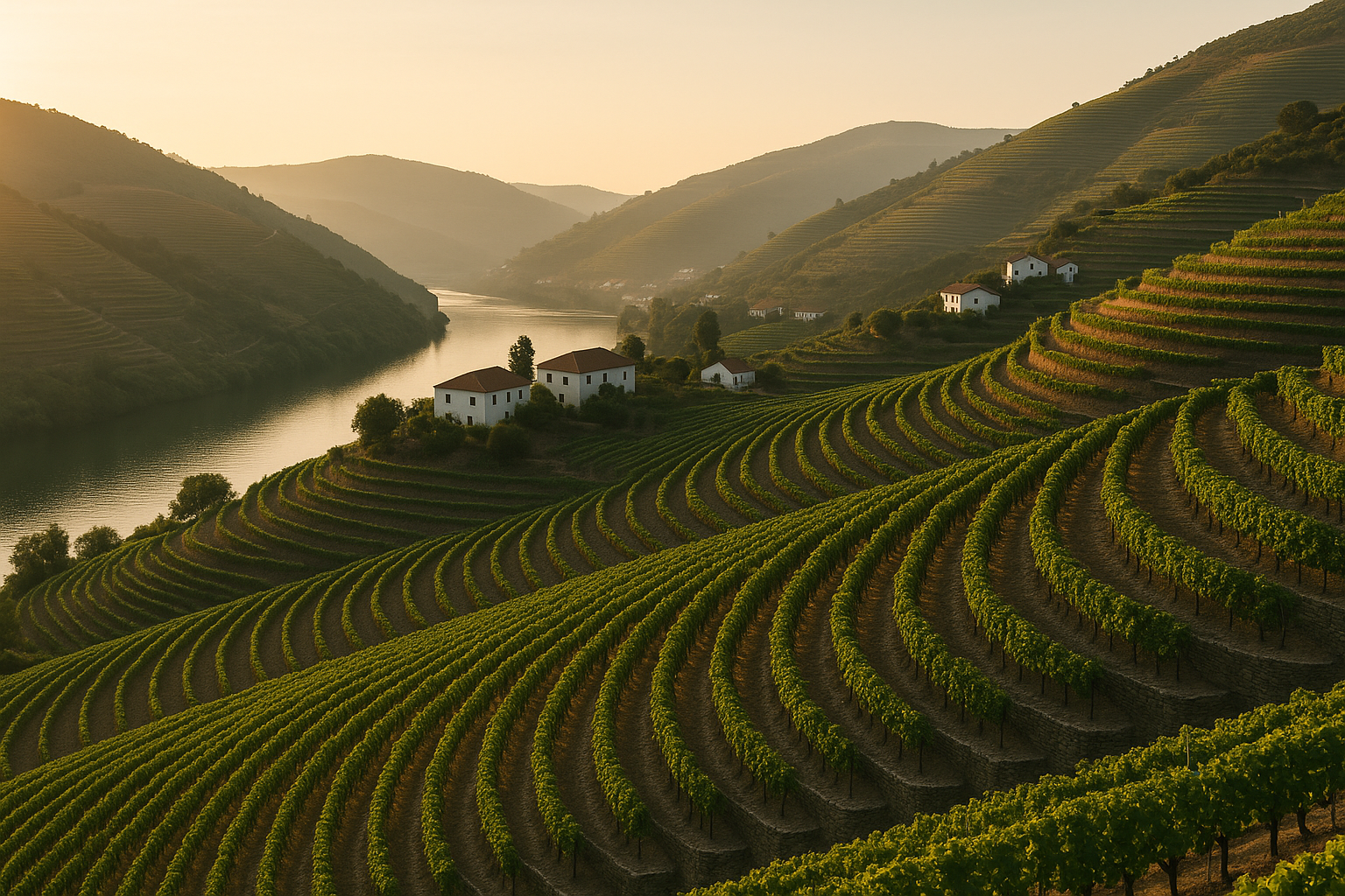 Những ruộng nho bậc thang trứ danh vùng Douro, Bồ Đào Nha - cái nôi của rượu vang DOP