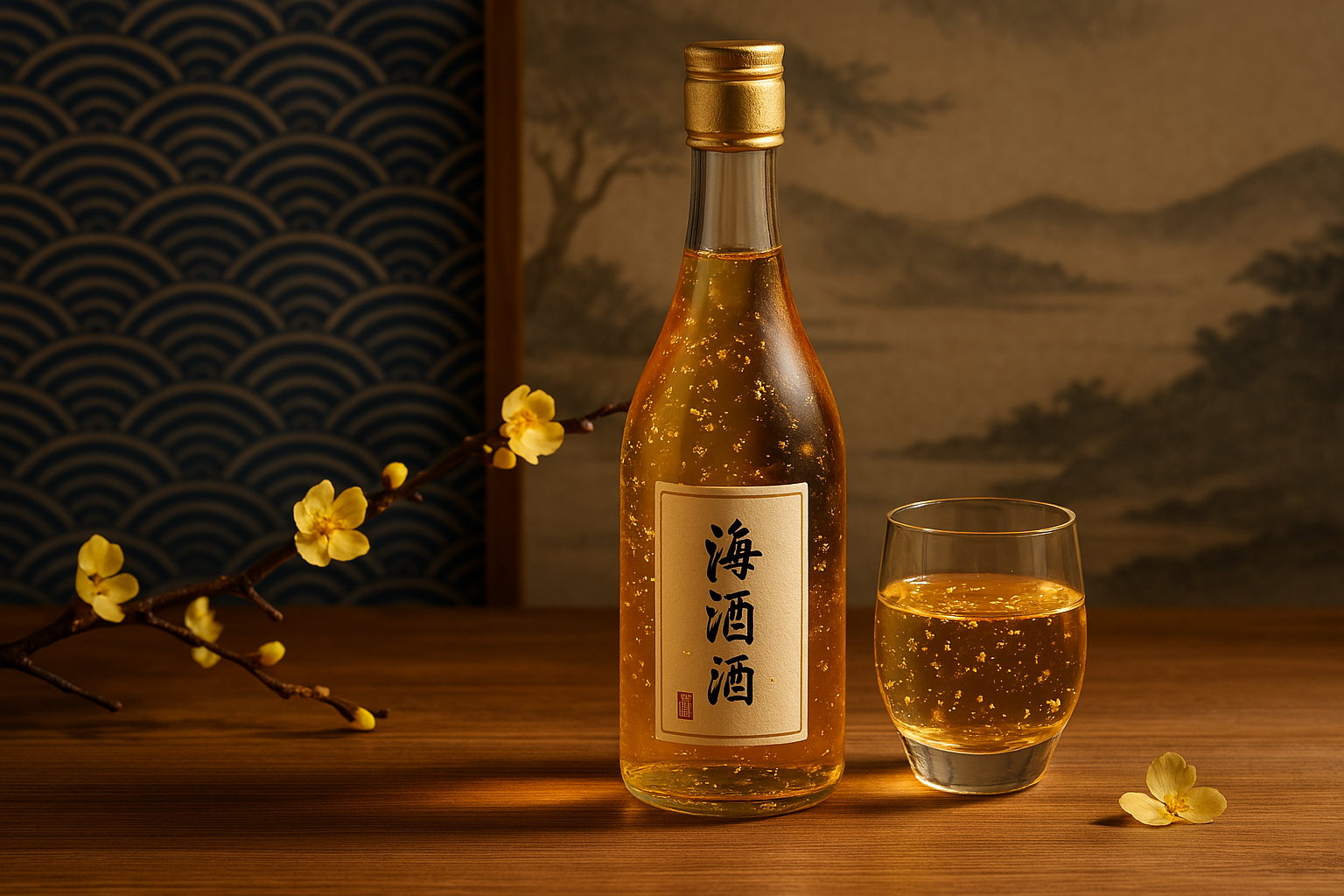 Rượu mơ vảy vàng Nhật
