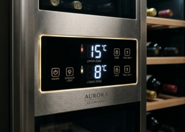 Tủ Ướp Rượu Vang Dual-Zone: Cài Đặt Nhiệt Độ Vùng Trên Và Dưới Chuẩn Chuyên Gia