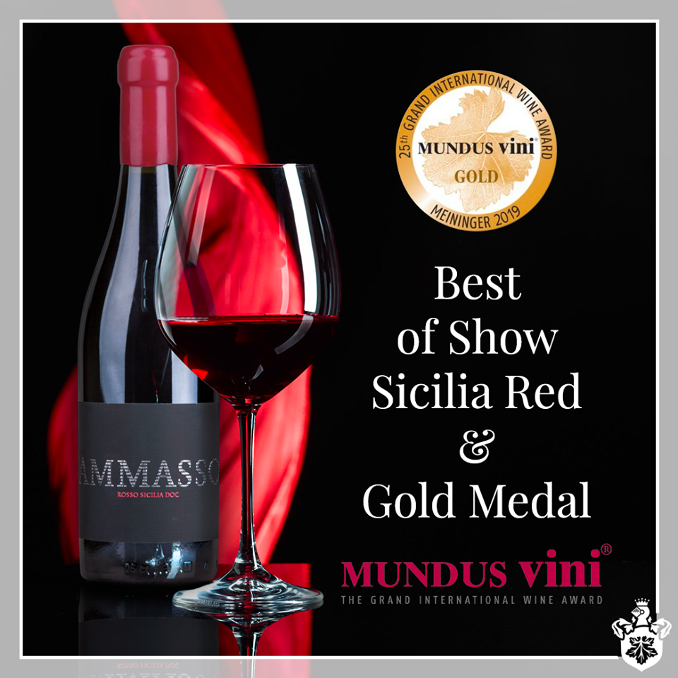 Rượu vang đỏ Ý AMMASSO Rosso Sicilia DOC