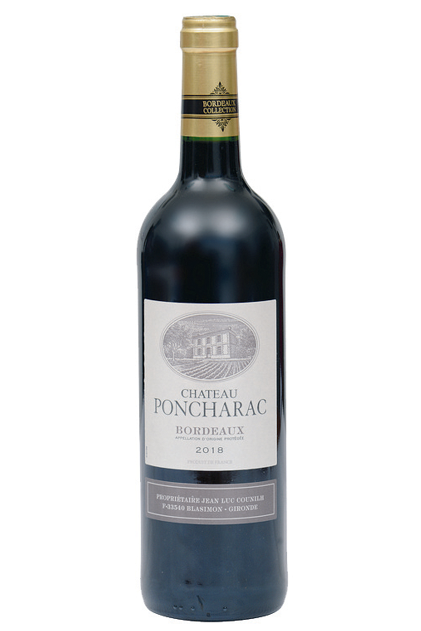 Rượu vang Chateau Poncharac Bordeaux 2018