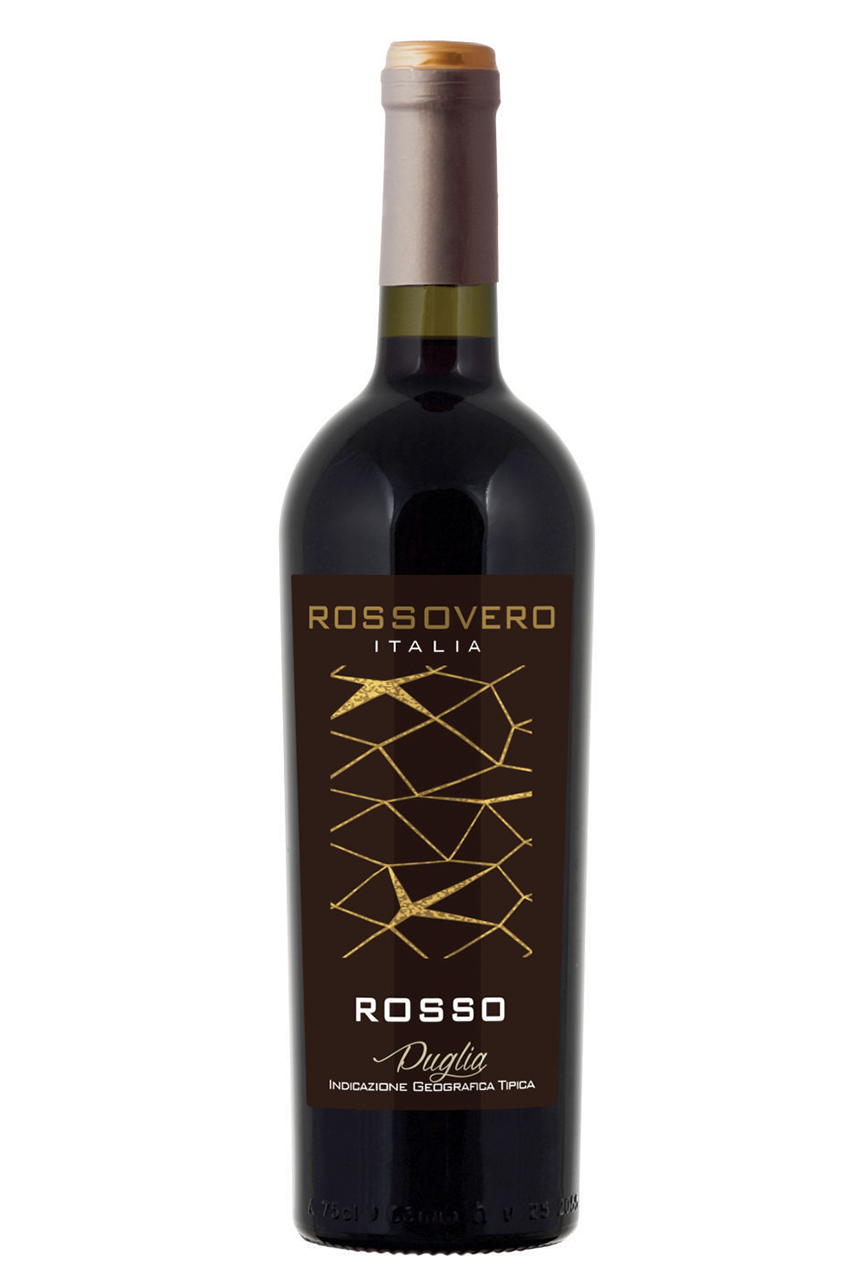 Rượu vang Rossovero Rosso Puglia Rượu vang Rossovero Rosso Puglia