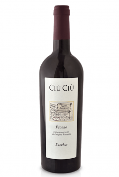 Rượu vang Cìu Cìu Piceno Bacchus Rosso Piceno D.O.P