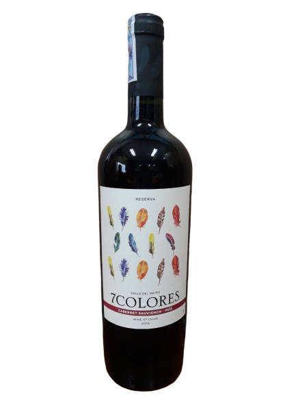 Rượu vang đỏ Chile - 7 Colores Cabernet Sauvignon Pais Reserva 2015 Rượu vang đỏ Chile - 7 Colores Cabernet Sauvignon Pais Reserva 2015